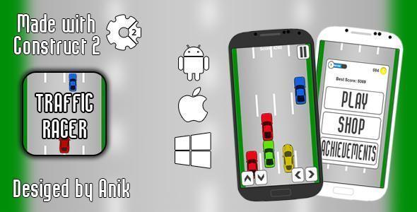 Traffic Racer - HTML5 Game (CAPX)